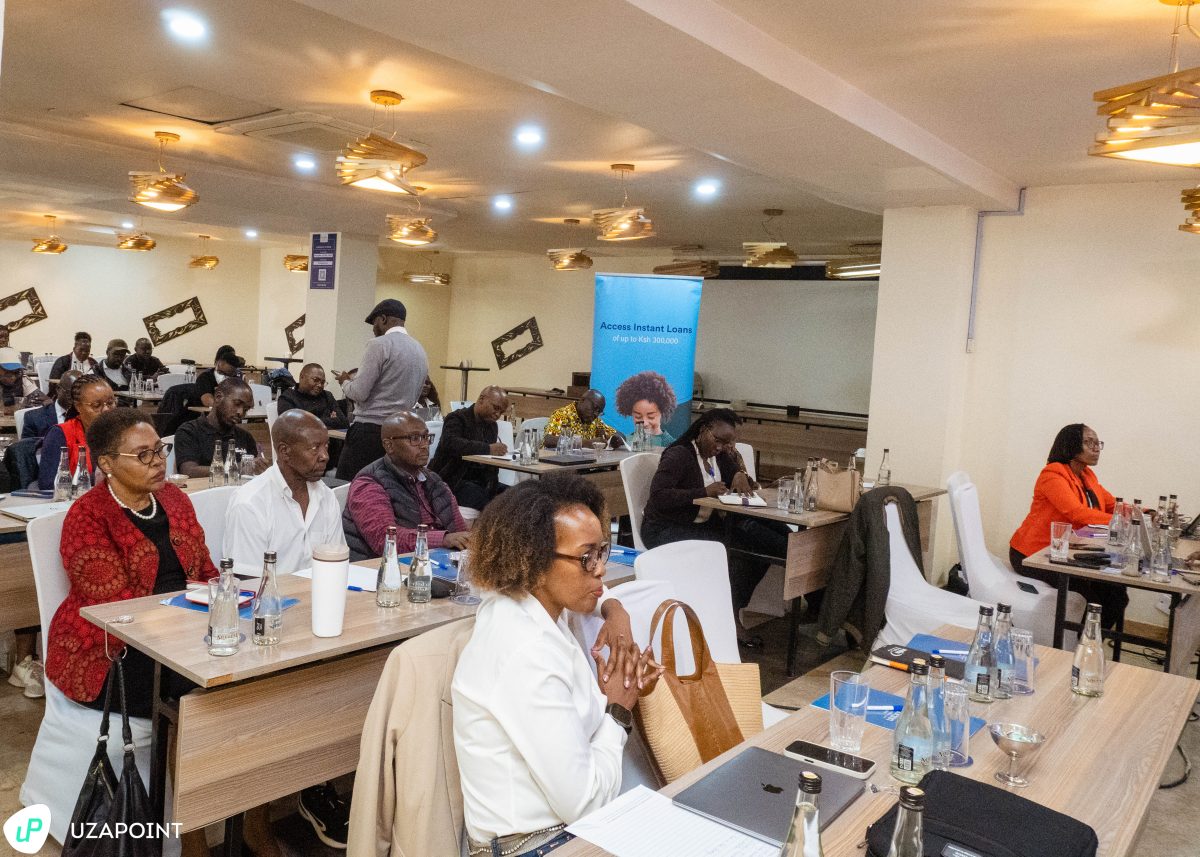 Young people participating in an Uzapoint learning program