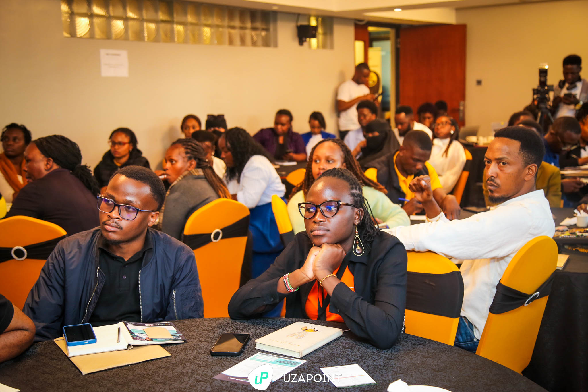 Youth learning together during a different classroom workshop
