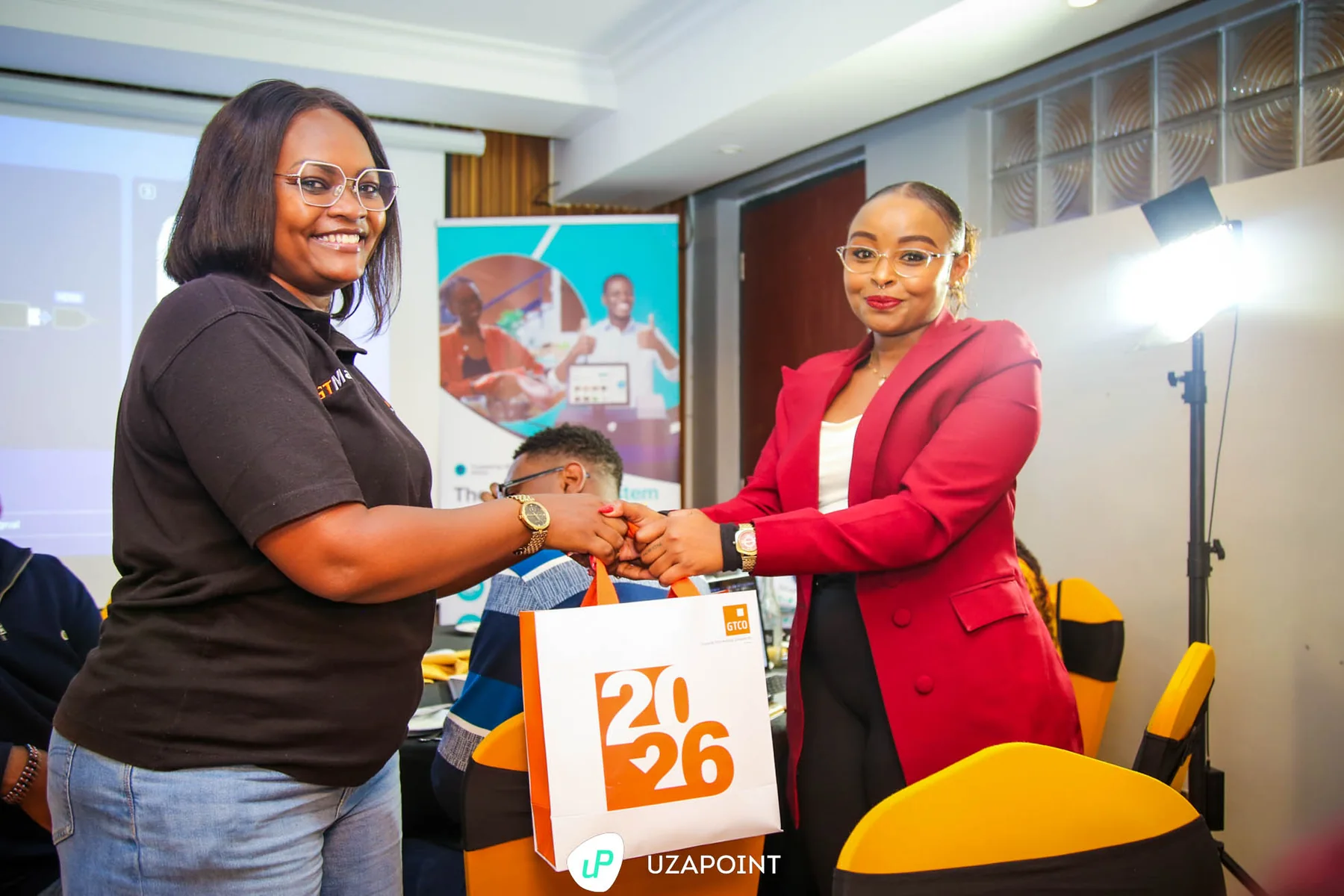 Regional business leaders at an Uzapoint event